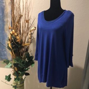 Athena Marie Royal Blue Tunic Top